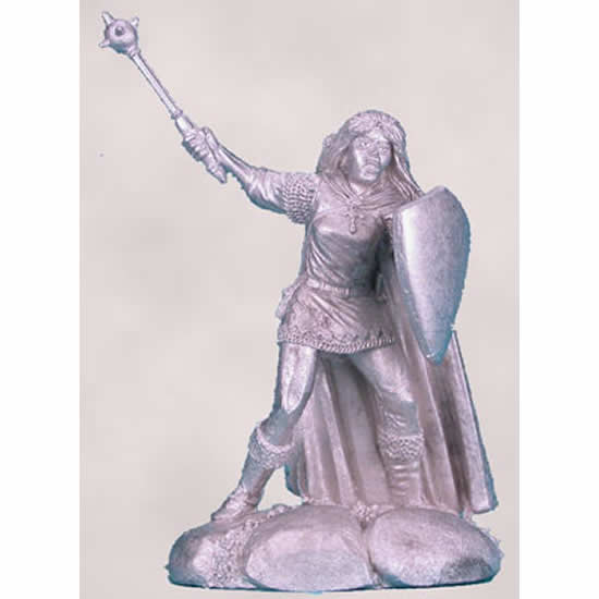 DSM1142 Female Cleric with Mace Avalyne The Life Giver Miniature (ONLINE ORDER ONLY)