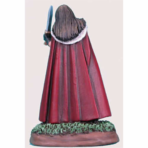DSM1144 Female Fighter with Long Sword and Dagger The Protector Miniature (ONLINE ORDER ONLY)