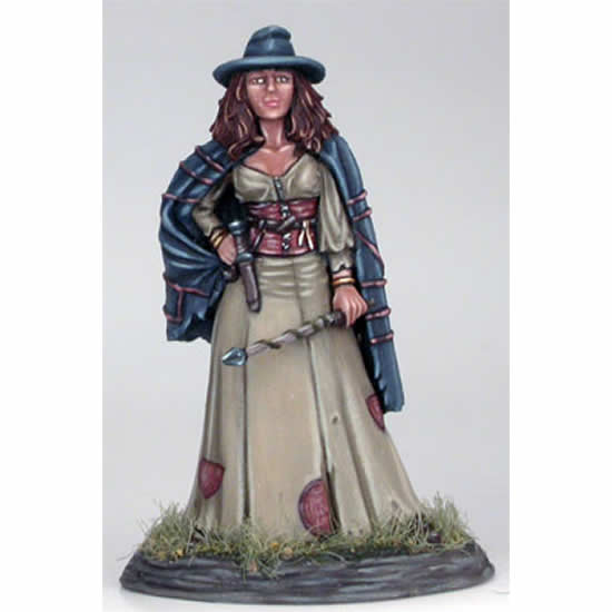 DSM1159 Female Witch with Wand and Dagger Miniature Elmore Masterwork (ONLINE ORDER ONLY)