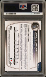 Graded 2025 Topps Bowman Charlie Condon #BP75 Paper Prospects Rookie RC Baseball Card PSA 10 Gem Mint (ONLINE ORDER ONLY)