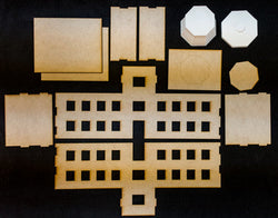 15mm Airport Terminal Building with Control Tower - 15MMDF167 (Online Order Only)