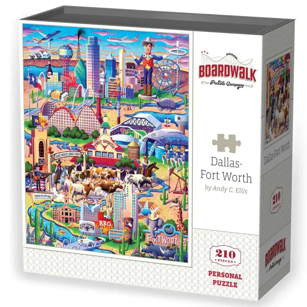 Dallas-Fort Worth 210 Piece Jigsaw Puzzle Boardwalk (ONLINE ORDER ONLY)