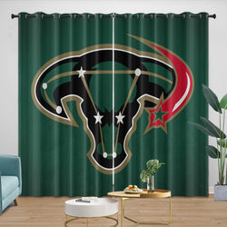 Dallas Stars Curtains Blackout Window Drapes Room Decoration (Online Order Only)
