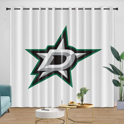 Dallas Stars Curtains Blackout Window Drapes Room Decoration (Online Order Only)