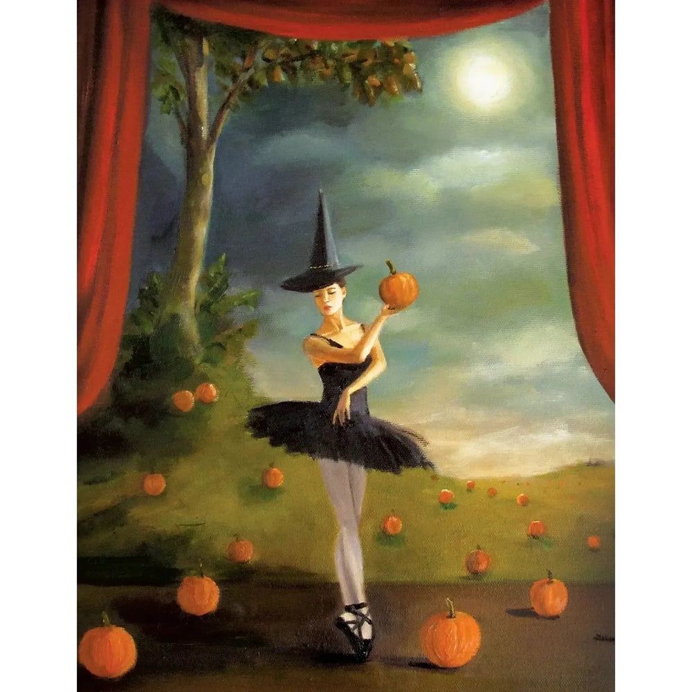 Dance of the Pumpkin Patch by Janet Hill 100 Piece Mini Jigsaw Puzzle NYPC (ONLINE ORDER ONLY)