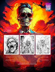 Dare to Dream: Beautiful Horror Coloring Book PDF (ONLINE ORDER ONLY)