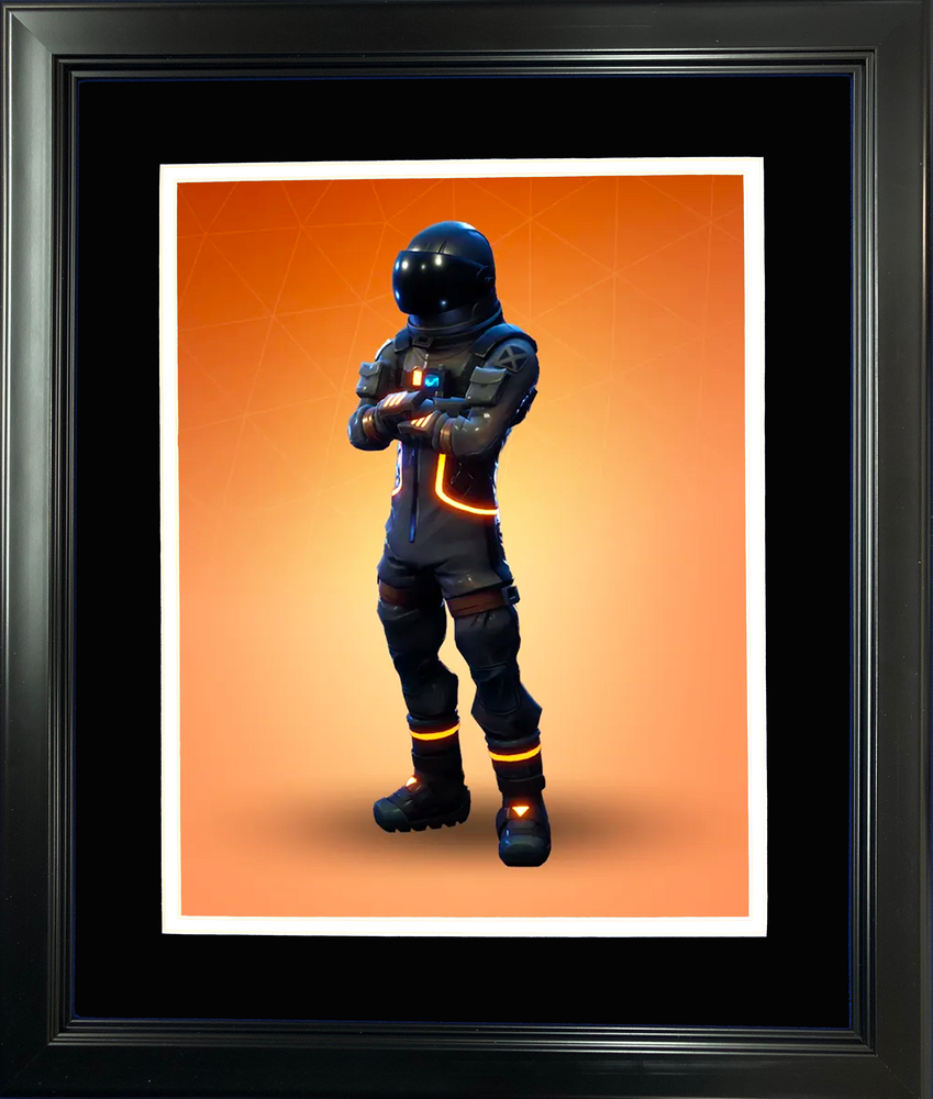 Framed Dark Voyager Legendary Fortnite Skin 11"x14" Video Game Photo (ONLINE ORDER ONLY)