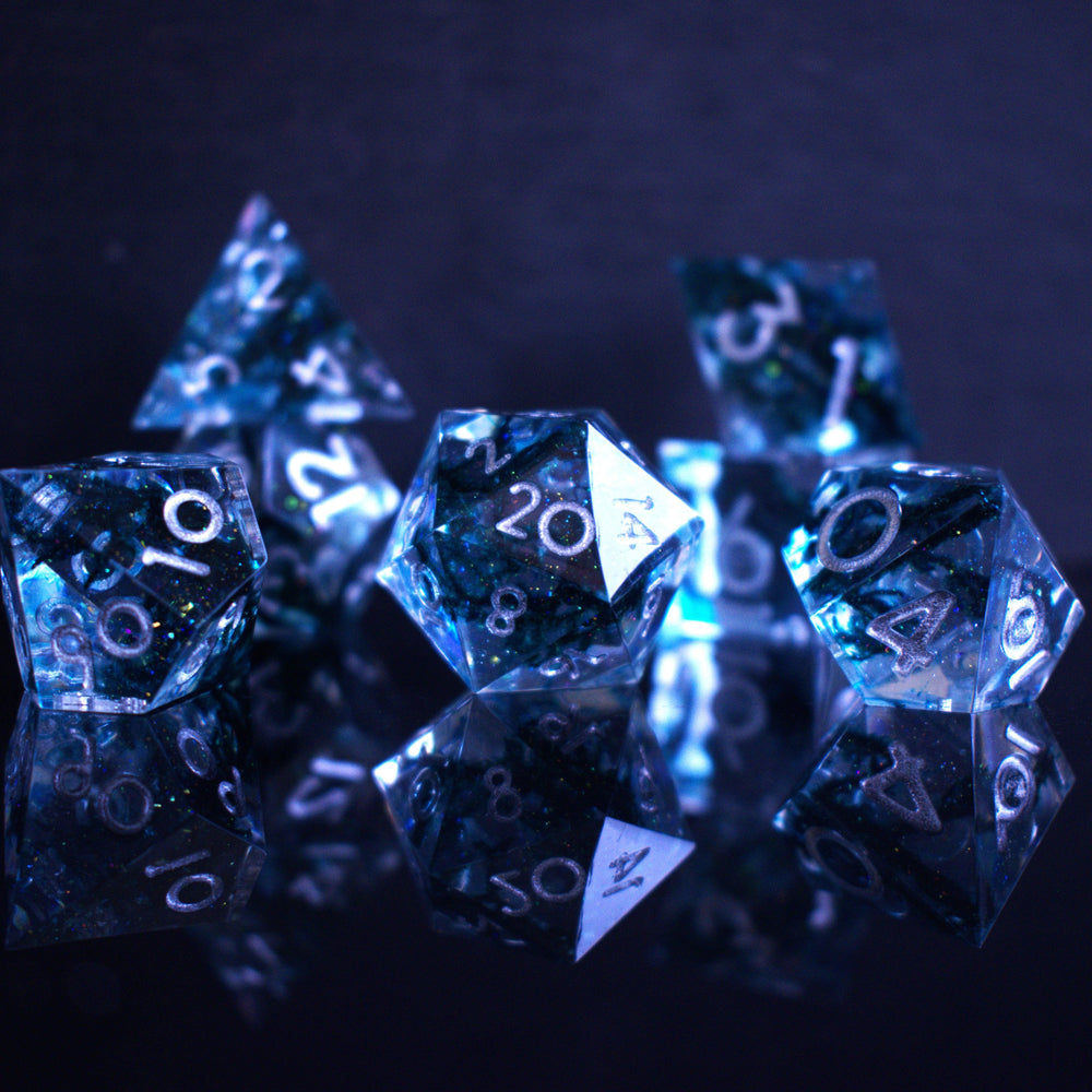 PRE-ORDER || Dark Tide Sharp-Edged Resin Dice Set