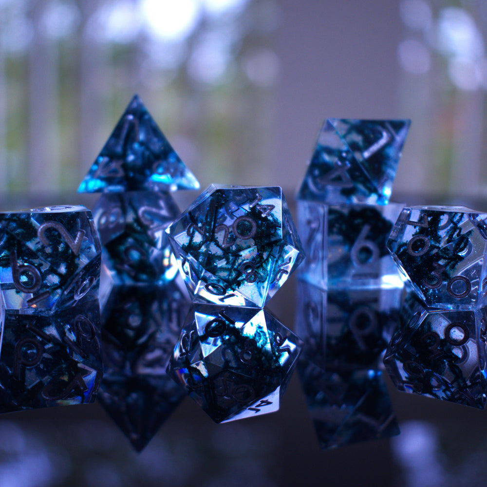 PRE-ORDER || Dark Tide Sharp-Edged Resin Dice Set