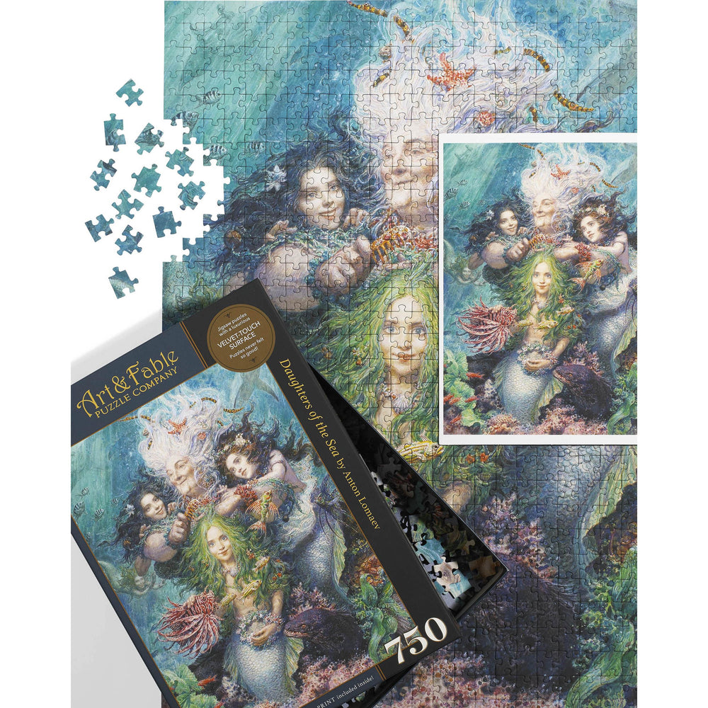 Daughters of the Ocean 750 Piece Premium Jigsaw Puzzle Art & Fable (ONLINE ORDER ONLY)