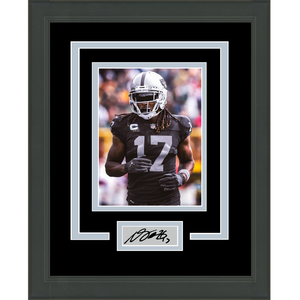 Framed Davante Adams Facsimile Laser Engraved Signature Auto Las Vegas Raiders 11x14 Football Photo (ONLINE ORDER ONLY)