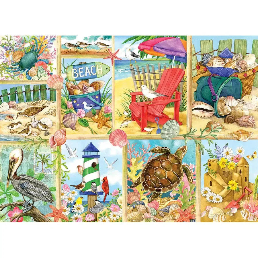 Day at the Beach 500 Piece Jigsaw Puzzle Cobble Hill (ONLINE ORDER ONLY)