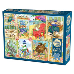 Day at the Beach 500 Piece Jigsaw Puzzle Cobble Hill (ONLINE ORDER ONLY)