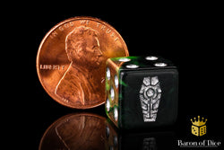 Day of the Dead Dice - Silver Coffin (ONLINE ORDER ONLY)