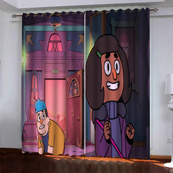 Dead End Paranormal Park Curtains Pattern Blackout Window Drapes (Online Order Only)