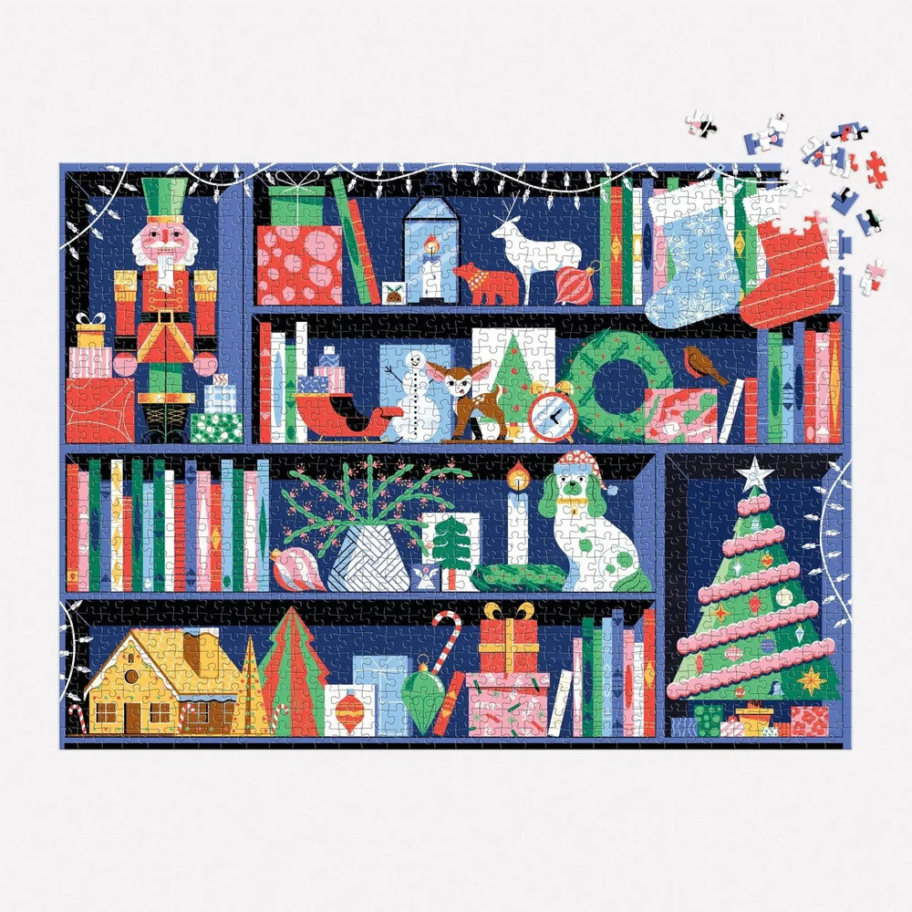 Deck the Shelves 1000 Piece Jigsaw Puzzle Galison