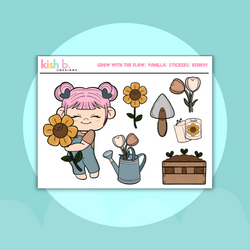 Grow with the Flow | Decorative Stickers (ONLINE ORDER ONLY)