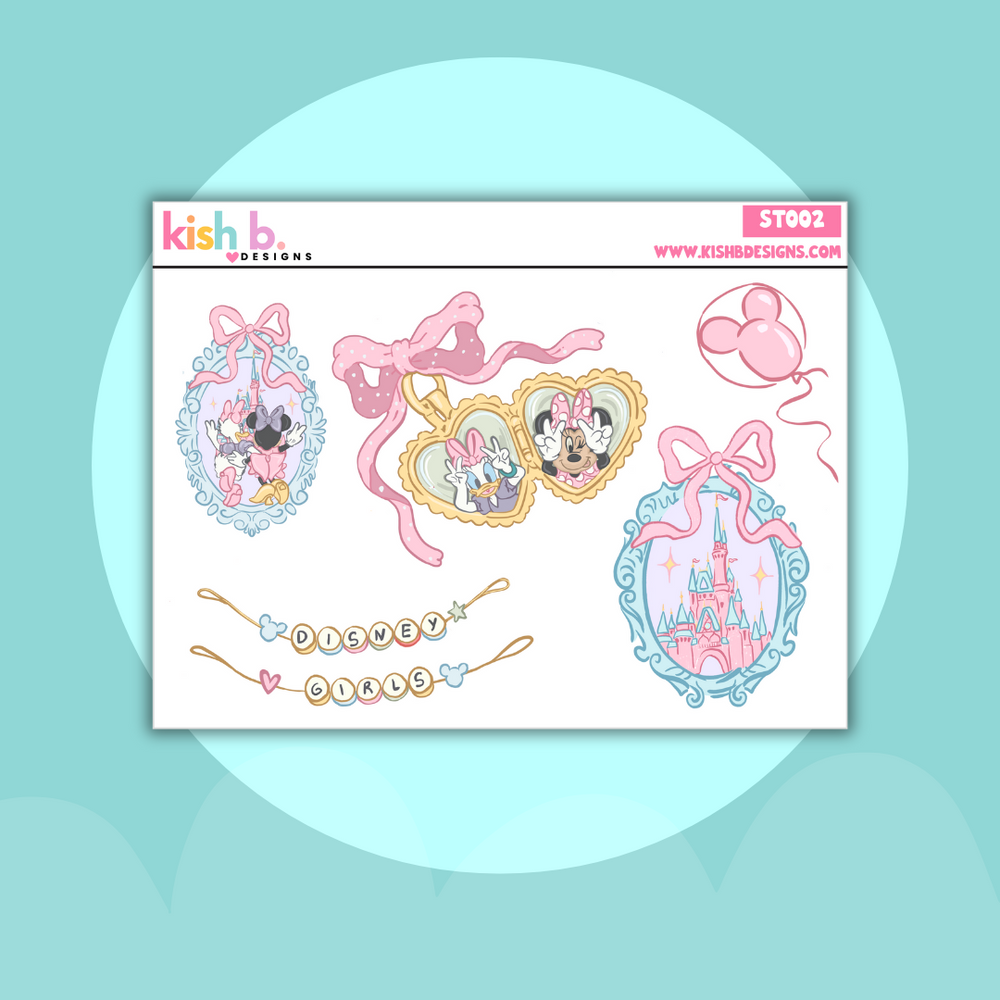 Girls Just Want To Have Fun | Decorative Stickers (ONLINE ORDER ONLY)