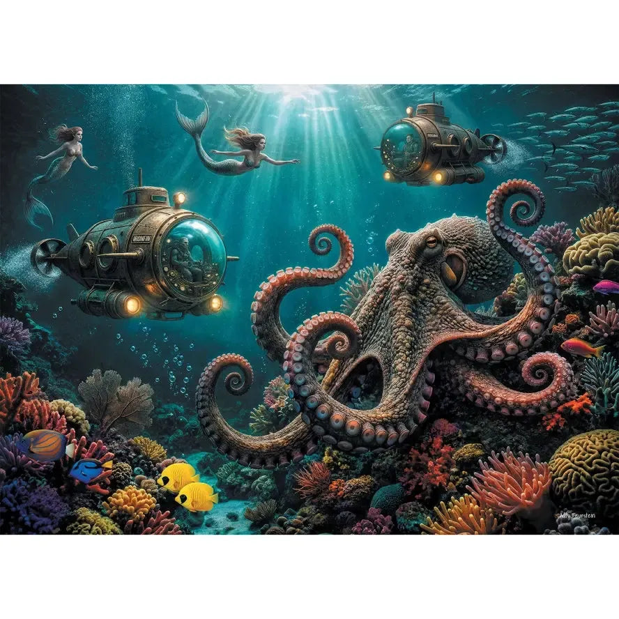 Deep Sea Dive 1000 Piece Jigsaw Puzzle Final Piece (ONLINE ORDER ONLY)