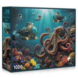 Deep Sea Dive 1000 Piece Jigsaw Puzzle Final Piece (ONLINE ORDER ONLY)