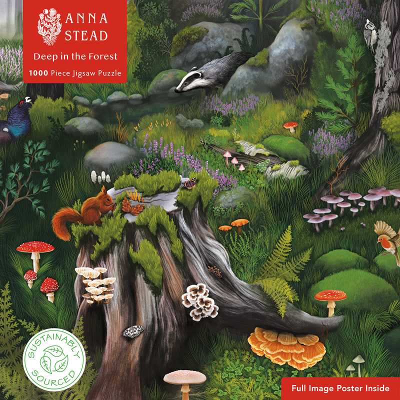 Deep in the Forest by Anna Stead 1000 Piece Jigsaw Puzzle Flame Tree (ONLINE ORDER ONLY)