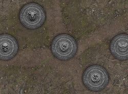 Spearhead - Cracked Earth & Deep Forest - Neoprene Battle Mat with Bag (Online Order Only)