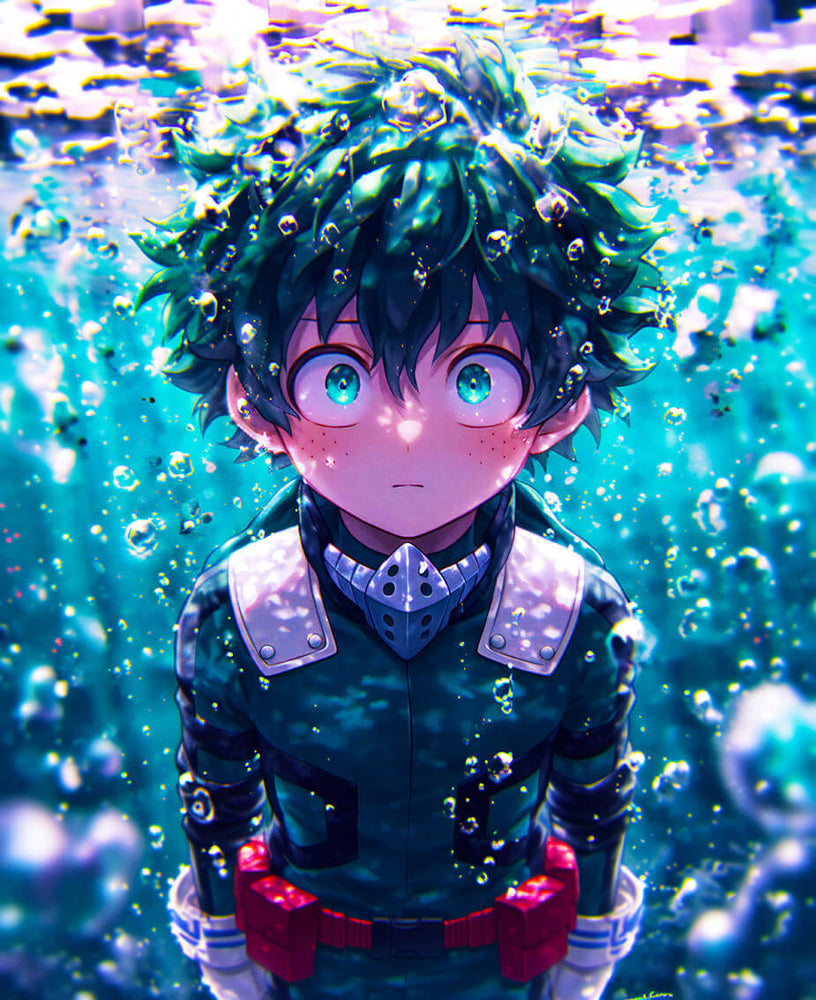 Deku: Depths of Heroism – MHA Digital Download - Dive into Power!🌊 #MHA #DekuArt (ONLINE ORDER ONLY)