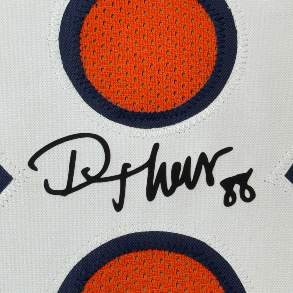 Framed Facsimile Autographed Demaryius Thomas 35x39 Denver Orange Reprint Laser Auto Football Jersey (ONLINE ORDER ONLY)
