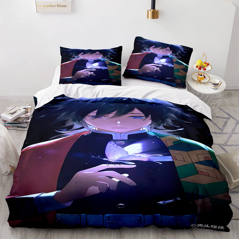 Demon Slayer Cosplay Bedding Set Quilt Covers Without Filler (Online Order Only)