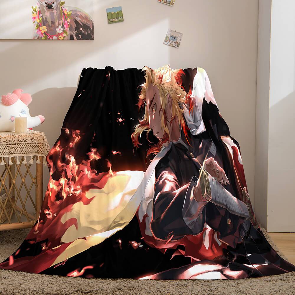 Demon Slayer Flannel Fleece Blanket (Online Order Only)