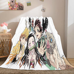 Demon Slayer Flannel Fleece Blanket (Online Order Only)