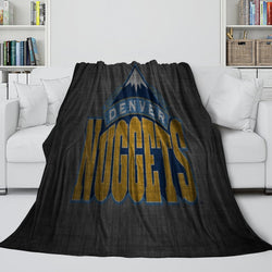 Denver Nuggets Blanket Flannel Fleece Throw Room Decoration (Online Order Only)