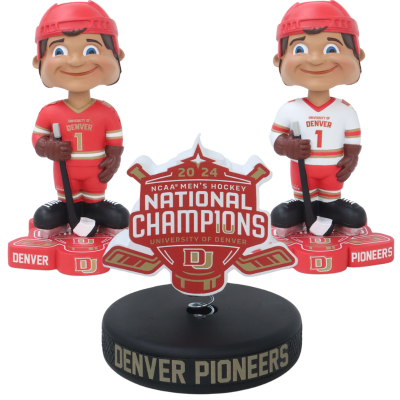 Denver Pioneers 2024 NCAA Men's Hockey National Champions Bobbleheads (ONLINE ORDER ONLY)