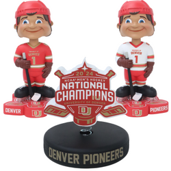 Denver Pioneers 2024 NCAA Men's Hockey National Champions Bobbleheads (ONLINE ORDER ONLY)