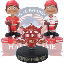 Denver Pioneers 2024 NCAA Men's Hockey National Champions Bobbleheads (ONLINE ORDER ONLY)