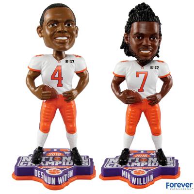 Clemson Tigers NCAA College Football National Champions Bobbleheads (ONLINE ORDER ONLY)