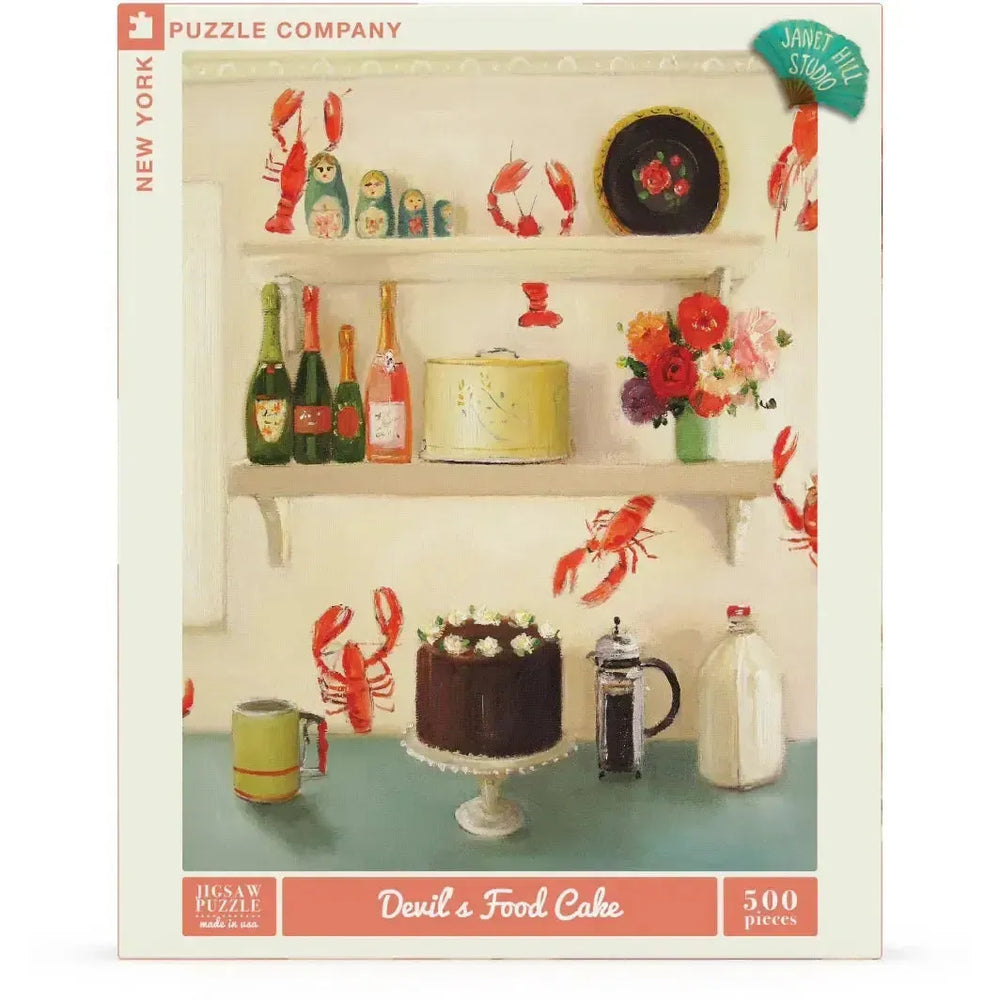 Devil's Food Cake by Janet Hill 500 Piece Jigsaw Puzzle NYPC (ONLINE ORDER ONLY)