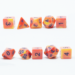 Humblewood: Alderheart Ember Dice and Pouch (ONLINE ORDER ONLY)