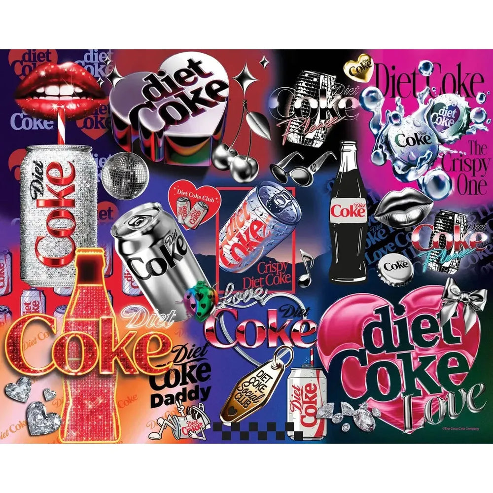 Diet Coke Bling 1000 Piece Jigsaw Puzzle Springbok (ONLINE ORDER ONLY)