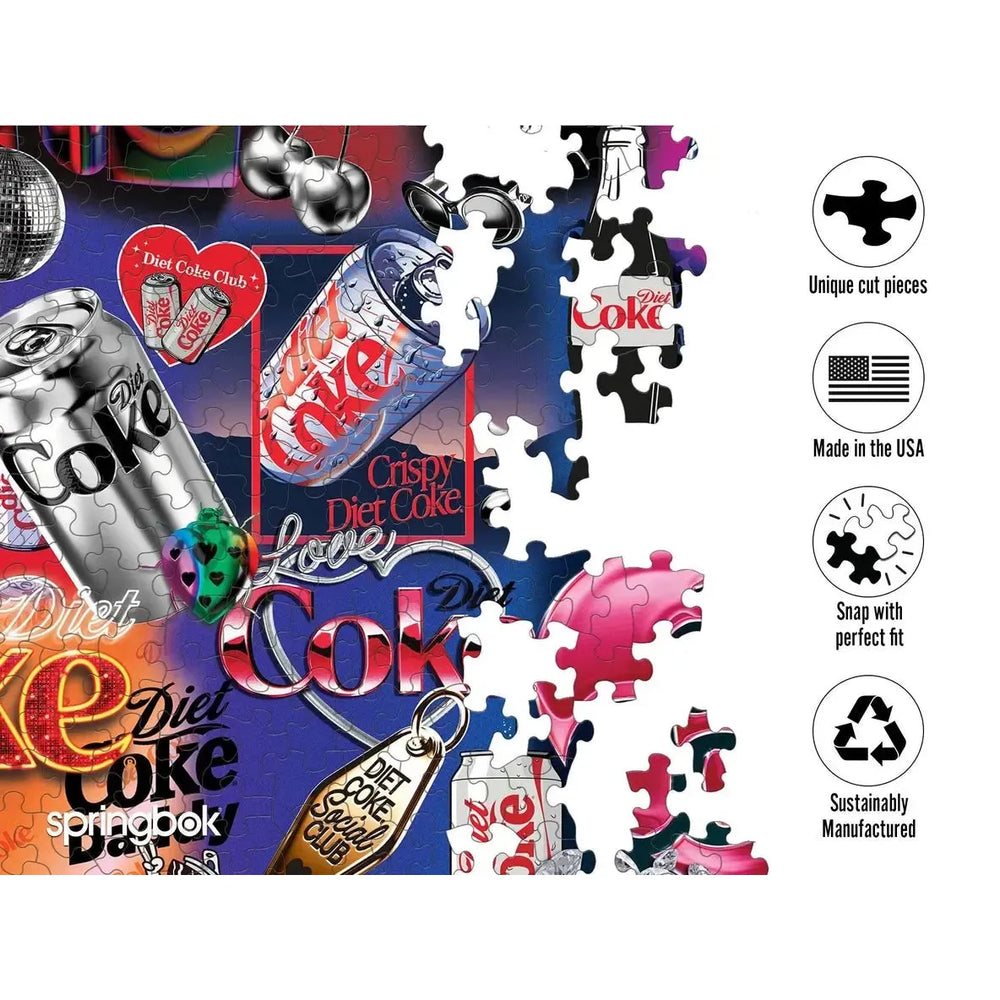 Diet Coke Bling 1000 Piece Jigsaw Puzzle Springbok (ONLINE ORDER ONLY)