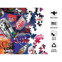 Diet Coke Bling 1000 Piece Jigsaw Puzzle Springbok (ONLINE ORDER ONLY)