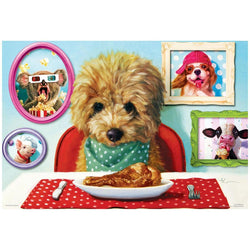Dinner Time Lunch Bag & 100 Piece Jigsaw Puzzle Eurographics (ONLINE ORDER ONLY)