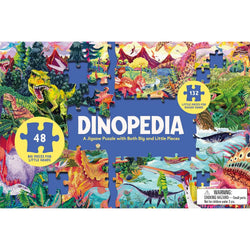 Dinopedia 180 Piece Sharing Jigsaw Puzzle Laurence King (ONLINE ORDER ONLY)