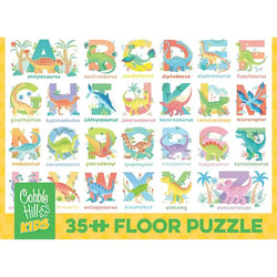 Dinosaur Alphabet 35 Piece Floor Jigsaw Puzzle Cobble Hill (ONLINE ORDER ONLY)