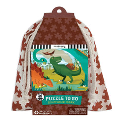 Dinosaur Park 36 Piece Mini Jigsaw Puzzle Mudpuppy (ONLINE ORDER ONLY)
