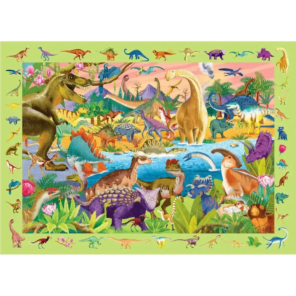 Dinosaurs 100 Piece Seek & Find Jigsaw Puzzle Peter Pauper (ONLINE ORDER ONLY)