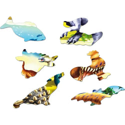 Dinosaurs from the Cretaceous Period 57 Piece Tray Jigsaw Puzzle Larsen (ONLINE ORDER ONLY)
