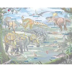 Dinosaurs of the Cretaceous Period 65 Piece Tray Jigsaw Puzzle Larsen (ONLINE ORDER ONLY)