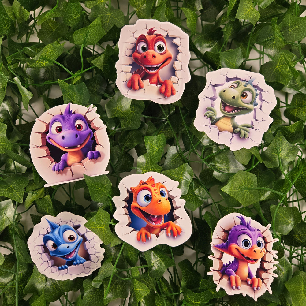 Cute Dinosaur Stickers (ONLINE ORDER ONLY)