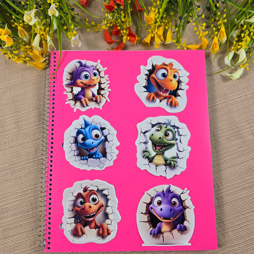 Cute Dinosaur Stickers (ONLINE ORDER ONLY)